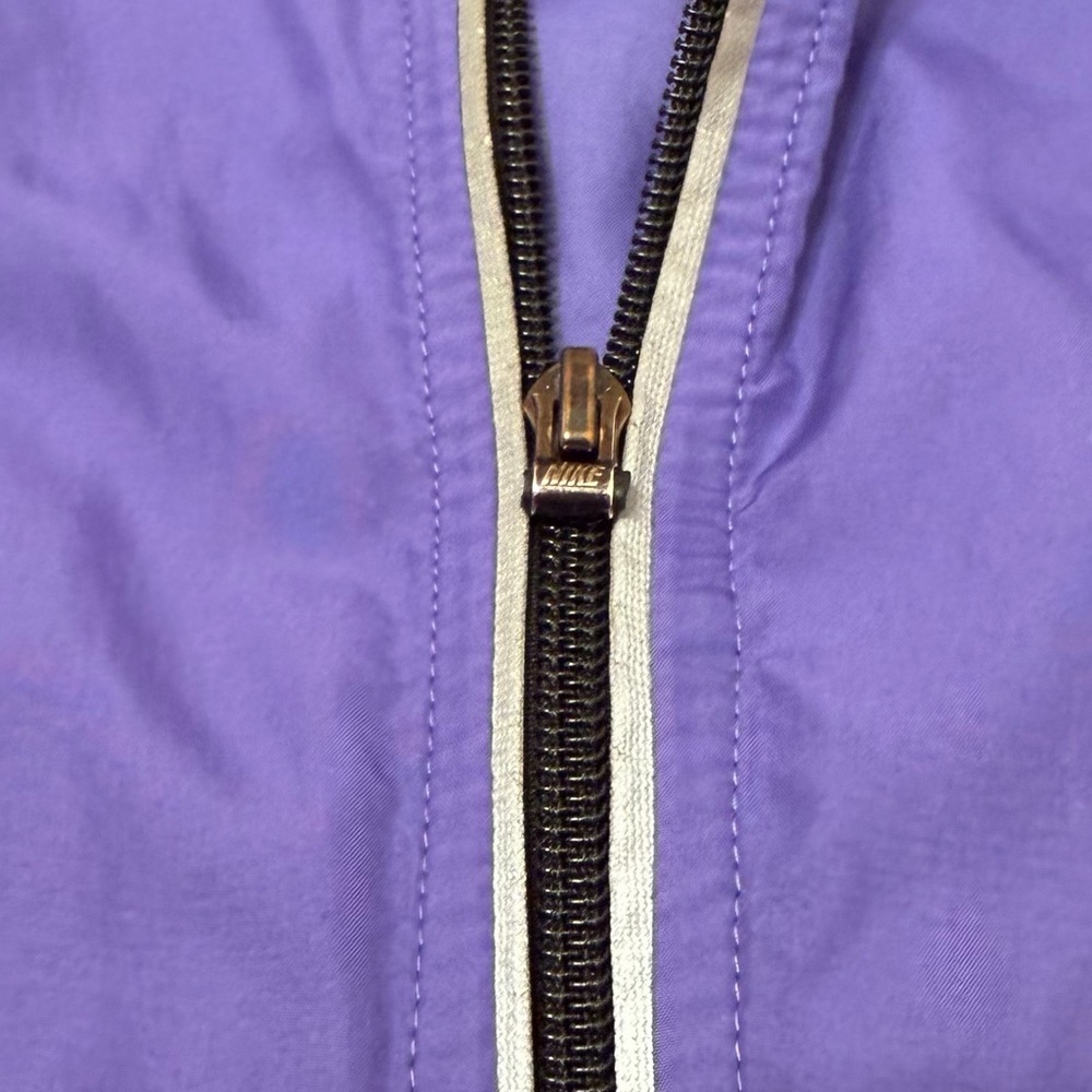 3/$20 Vintage 90’s Nike Windbreaker Vest Women’s XL Purple Sporty Activewear - Picture 4 of 9